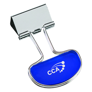 Tùy chỉnh mang nhãn hiệu chất kết dính Flip Clip kim loại kẹp giấy cho bàn Kinh doanh Quà tặng khuyến mãi - Product Image 2