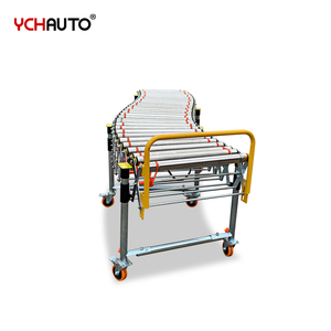 30kgs Caja Cartón Cargando Descarga con poder Transportador de rodillos flexible Cartón de transferencia para el fabricante - Product Image 6