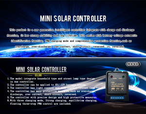 3a 5a 10a 20a 30a 12v 24v 48v Pwm Smart regolatore di carica solare Mppt regolatore di carica solare - Product Image 6