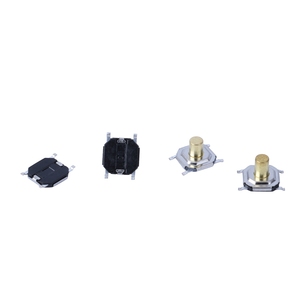 TS-022สวิตช์ปุ่มกด5*5 SMD/SMT ชั่วขณะติดหมุด4ขาเทอร์มินัล M แบบปุ่มกดโลหะ - Product Image 4