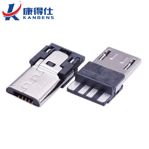 Micro B USB 2.0ตัวเชื่อมต่อการติดตั้งชายปลั๊กชนิดบัดกรีซ็อกเก็ต Micro Usb V8 Connector - Product Image 1