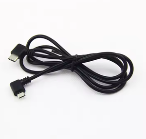 Siyah 2/4 tel güç kablo kordonu soyulmuş maksimum akım 3A hızlı şarj 1185 18AWG erkek kadın USB tip C güç kablosu - Product Image 1
