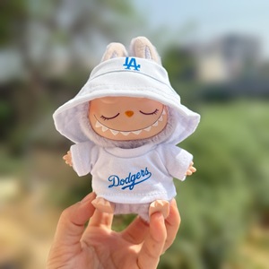 Labubu DodgersジャージーアウトフィットアクセサリーセットLabubuブラインドボックスに対応した教育玩具スタイリッシュなLA Labubu服 - Product Image 6