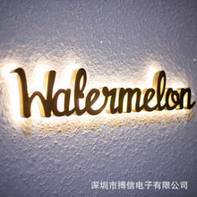 Benutzer definierte Golds piegel Edelstahl 3D LED Logo Business Channel Zeichen für Gebäude und Geschäfte beleuchtet elektronische Beschilderung - Product Image 3