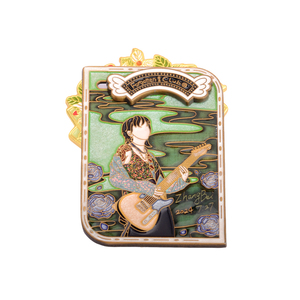 Longzhiyu 20 Năm Kim Loại Lưu Niệm Huy Hiệu Nhà Sản Xuất Tùy Chỉnh Long Lanh Men Pins Nhân Vật Ngôi Sao Phim Hoạt Hình Huy Hiệu - Product Image 6