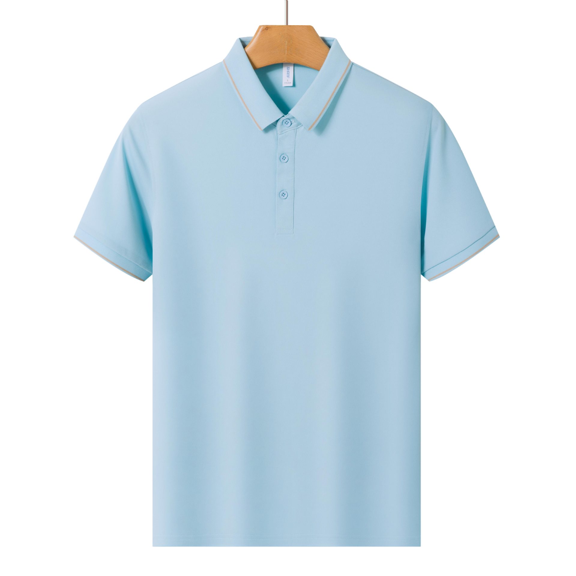 Cuello sencillo - Azul claro
