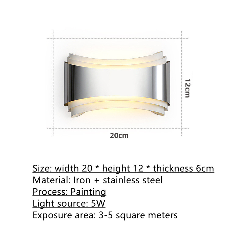 Bedroom lamp modern simple wall lamp cafe bar leisure lounge Hotel bedside special-shaped led iron wall Hotel Wall Lamp Modern