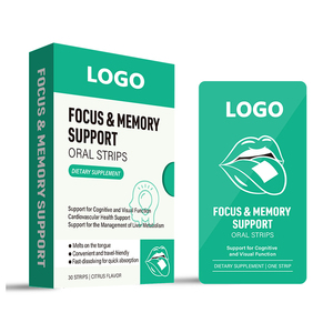Oem tập trung và bộ nhớ hỗ trợ bằng miệng Dải với l-alpha-gpc/Omega-3/phospholipids não sức khỏe bằng miệng màng mỏng bổ sung - Product Image 6