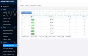 AITUOIoT Smart Parcel Delivery Locker Back-end Server Management <strong>Software</strong> Smart Locker <strong>Software</strong> - Product Image 4