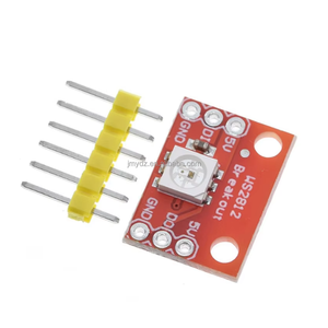 WS2812カラーLEDシングルラインインターフェースモジュールSMT5050フルカラーRGB赤緑青LED - Product Image 2