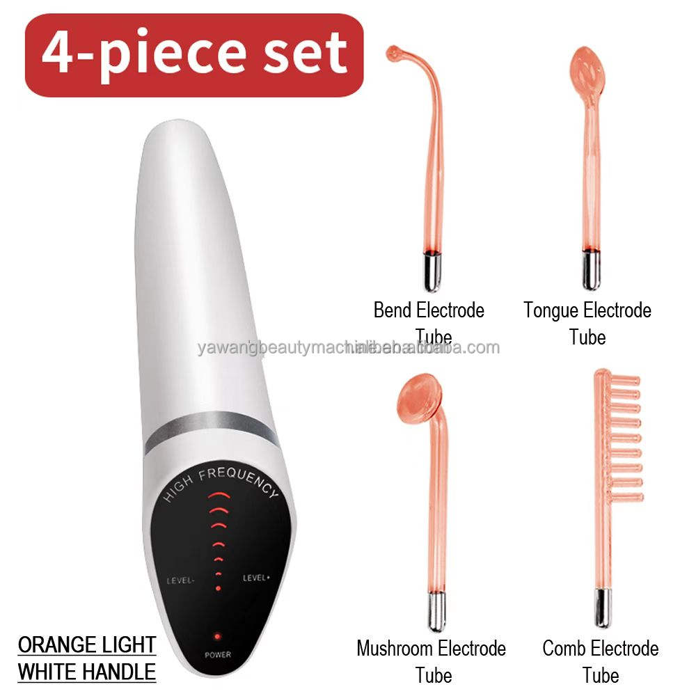 Poignée blanche + lumière orange