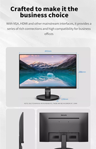 Monitor LCD per Computer senza cornice da 27 pollici IPS Desktop LED Monitor per Computer