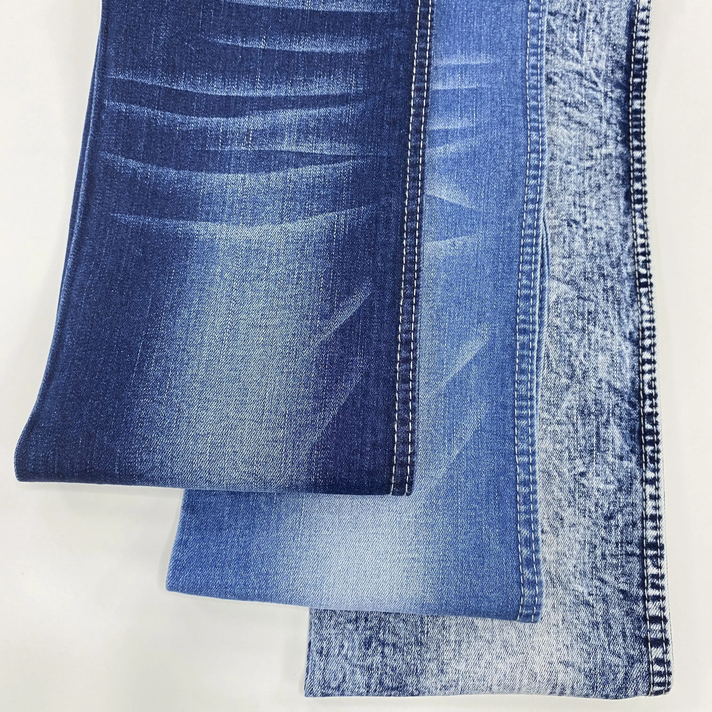 Artículo de Venta caliente 10 Oz Azul oscuro 99% Algodón 1% Spandex Tela de mezclilla de alta elasticidad para jeans Comprar de China