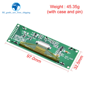 2,8-Zoll-OLED-Display 256*64 25664 Punkte Grafik-LCD-Modul-Bildschirm LCM-Bildschirm SSD1322-Controller Unterstützung SPI für Arduino - Product Image 2
