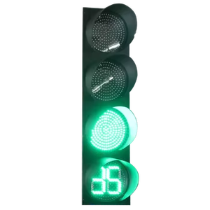 Etkili geri sayım için 400 yüksek görünürlük trafik ışıkları ile LED trafik işareti mm RYG geri sayım sayacı ışıkları - Product Image 2
