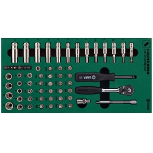 USA APEX 63Pc. 1/4&quot; Dr. Socket Set Factory Workshop <strong>Tools</strong> Made of EVA Material <strong>Tool</strong> <strong>Kit</strong> - Product Image 1