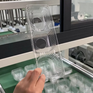 3 Stations Semi-Automatic Fully-Automatic Vacuum Thermoforming Machine PET/PP/PS/PVC Bowl Tray Plate Box <strong>Cover</strong> Maker Pump - Product Image 6