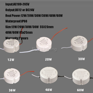 Small Size IP66 <strong>Input</strong> AC100-265V <strong>Output</strong> DC24V 2.5A 24V 60W <strong>Strip</strong> Led <strong>Driver</strong> - Product Image 6