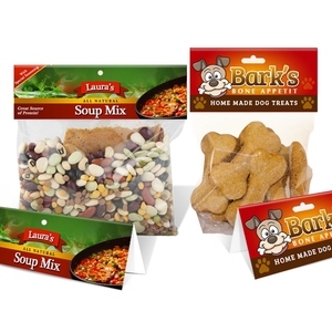 Biodegradable Bag Toppers Digital Printing <strong>Sweet</strong> Candy Retail Tag Packaging Custom Cardboard Header <strong>Cards</strong> - Product Image 5
