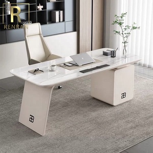 Luce italiana di lusso moderna semplice luce di lusso Rock board design avanzato senso computer scrivania tavolo da studio - Product Image 2