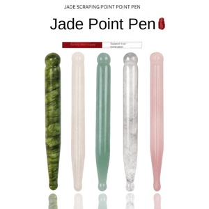 工場直送グリーンジェイドローラースティックボディユニバーサルテンドンスティックXiuyan Jader Point血液循環マッサージを促進 - Product Image 1
