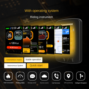 High Quality <strong>Wireless</strong> Waterproof Bicycle <strong>Computer</strong> Gps Calls Reminder <strong>Computer</strong> Bicycle Stopwatch Speedometer Odometer Navigation - Product Image 3