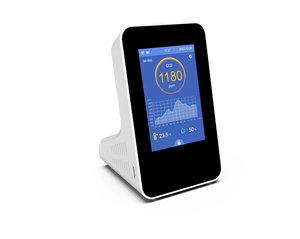 Monitor de calidad del aire Wifi con registrador de datos, Monitor CO2 PM 2,5, PM 1,0. PM10, humedad, temperatura interior AQI App controlada - Product Image 2