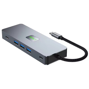10合1双HDMI 4K USB3.0端口适配器站坞站PD 100W c型电源适配器以太网RJ45 1000Mbps USB C扩展集线器 - Product Image 4