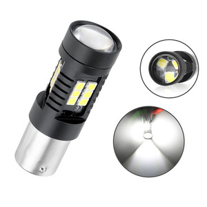 Stokta toplu 3030 21 SMD Car LED sinyal lambası 1156 1157 fren lambası araba için yüksek güç araç aydınlatma sistemi, - Product Image 5