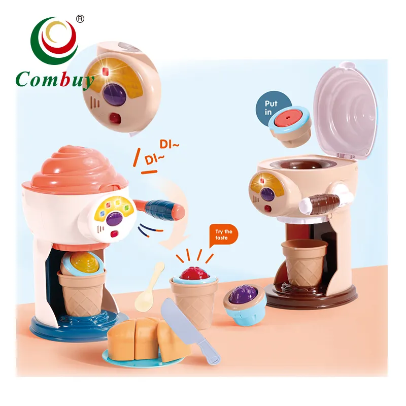 Máquina de helados para niños, juguete de cocina