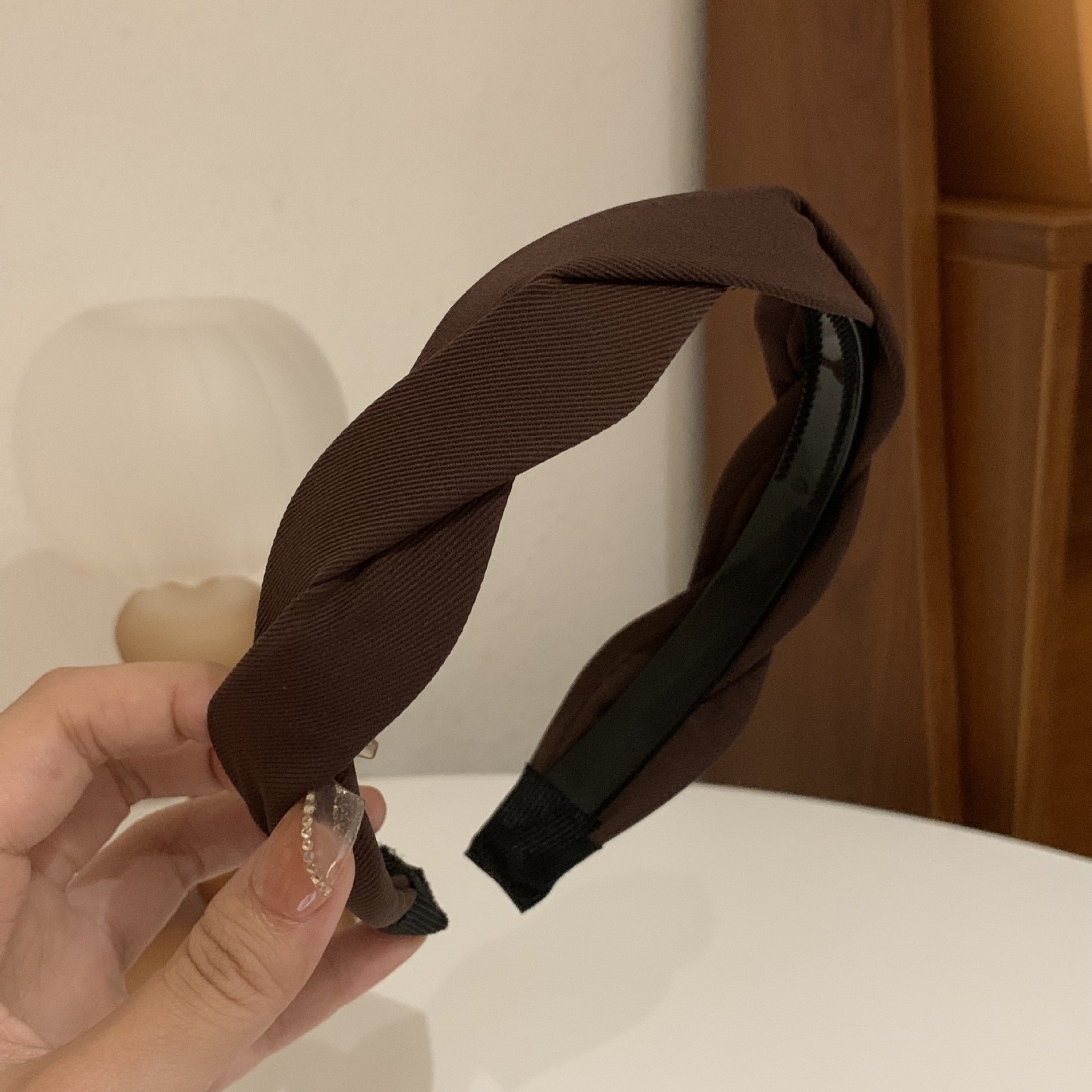 15 Fabric Braided Dark Coffee
