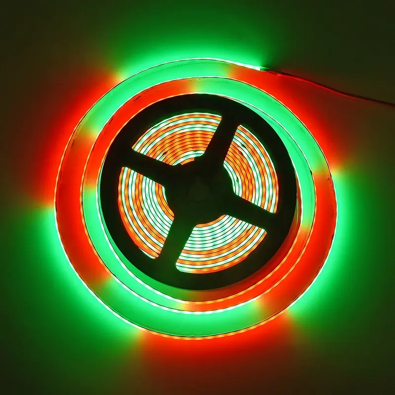 Nouvel arrivage! Bande lumineuse numérique magique de couleur LED COB RGBIC, bande lumineuse adressable FCOB LED bande lumineuse