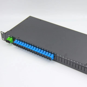 19' 1U 2U Fiber Optical PLC Splitter 4 8 16 32 <strong>64</strong> SC APC SC UPC Rack Mounted PLC Splitter Box Rack - Product Image 1