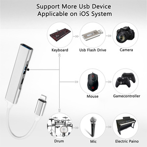 PSDA 3 In 1 USB 3.0 Splitter 3 porte Hub per iphone convertitore OTG adattatore per fotocamera cavo di ricarica adattatore per trasmissione dati - Product Image 3