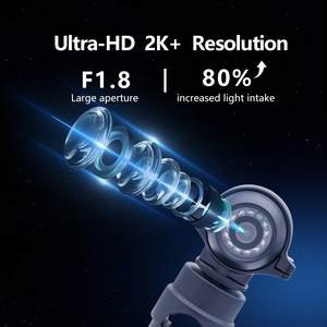 サイドビューHD 2K IPカメラPOEインターフェイス航空コネクタRJ45防水カメラ車両用トラックバス - Product Image 3