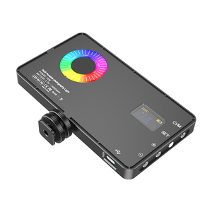 RGB Video ışığı dahili 4000 mAh şarj edilebilir pil LED kamera ışık RGB Bi renk 12 modları ışık efektleri lamba - Product Image 5