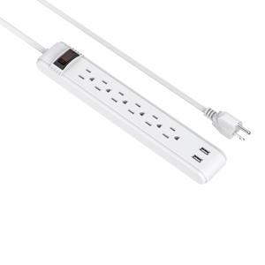 3 Pin Multiple Power Outlet Extension <strong>Socket</strong> Receptacle Power Strip <strong>with</strong> <strong>Usb</strong> Charging Ports
