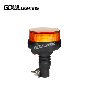 WL ECE 48LED รถบรรทุก R65ไฟเตือน LED สีเหลืองอำพันแบบหมุนได้พร้อมตัวยึดแม่เหล็กแรง DC12V 24V - Product Image 5