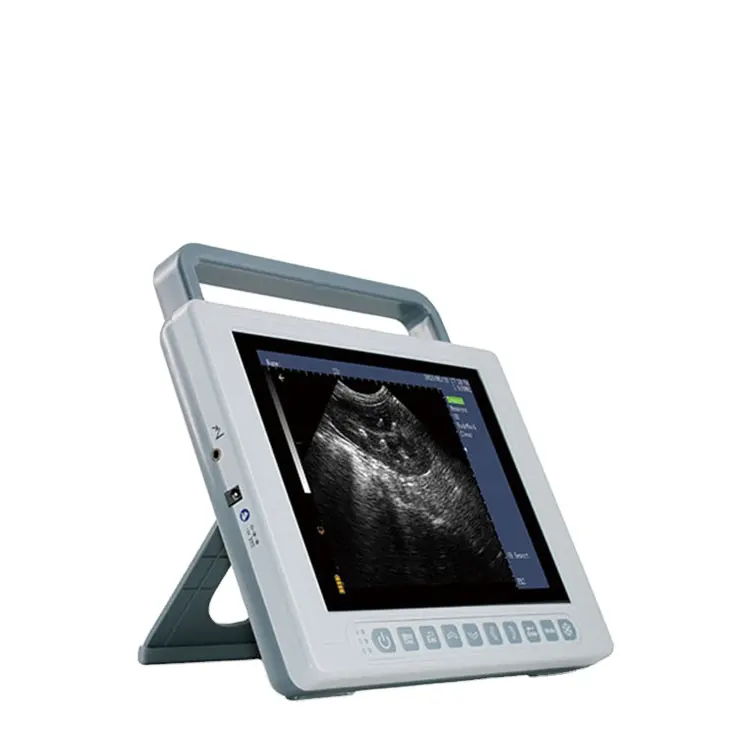 Máquina de ultrasonido portátil con escáner de ultrasonido 3D veterinario en blanco y negro con modo B Digital completo de animales, dispositivo de ultrasonido en blanco y negro