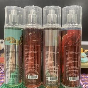 卸売り4フレーバー150mlボディミストフレグランスパルファム高級オリジナルヘアスプレー香水女性用