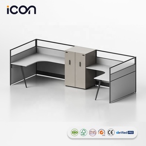 Đồ Nội Thất Văn Phòng Modular Máy Tính Bàn Bàn Văn Phòng Bàn Bằng Gỗ Bàn Văn Phòng Máy Trạm Với Phân Vùng Văn Phòng escritorios De Oficina - Product Image 2