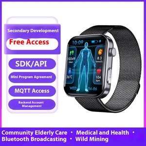 Mini F300 thông minh Xem tất cả các ngày Heart Rate detection ECG giám sát SOS khẩn cấp cuộc gọi báo động vuông hiển thị IOS SDK giao thức - Product Image 6