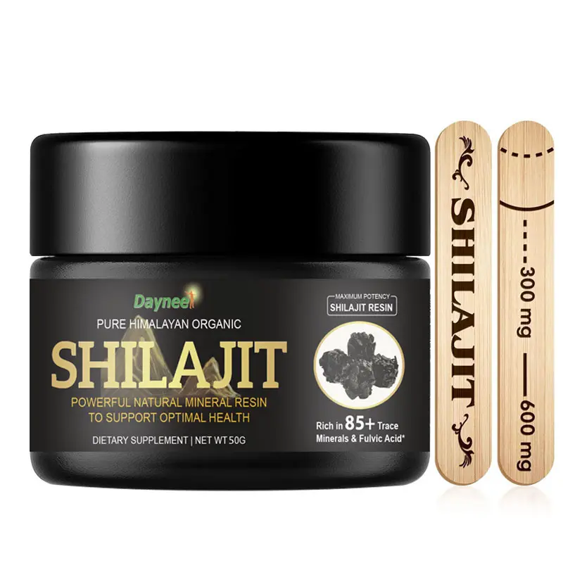 Yüksek kalite toptan organik naturel bitkisel supplemen Shilajit reçine saf himalaya shilajit özü