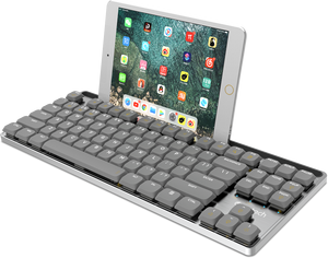 Di alta qualità 87 tasti 2.4Ghz Wireless + tastiera senza fili BT5.0 tastiera meccanica del Computer Multi dispositivi con Slot per Win/iOS/ - Product Image 1