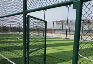 Rete di collegamento a catena resistente alla corrosione a forma di croce per parapetti per campi sportivi rete di isolamento rete metallica - Product Image 6
