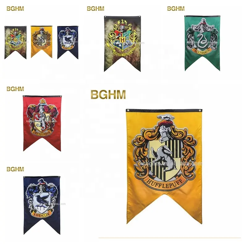 China wholesales hot sell polyester Advertising flags, birthday party flags
