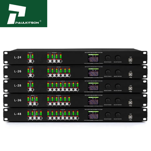 Procesador de audio profesional Paulkitson L26 2 entradas 6 salidas Procesador de audio digital DSP con características de karaoke Material metálico - Product Image 3