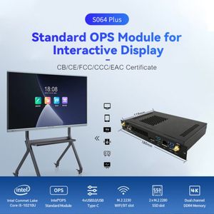 QDE Computadoras industriales avanzadas Mini PC I3/i5/i7 procesador SSD/HDD DDR3L Max.8GB HD Graphics PC de doble pantalla - Product Image 6