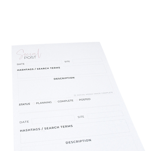 Muestra gratis de impresión personalizada Bloc de notas de escritura Bloc de notas para hacer la lista para el trabajo y el regalo de oficina - Product Image 6