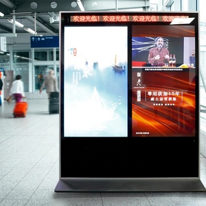 Двухсторонний экран медиа рекламные объявления Led/lcd рекламный плеер цифровые вывески и дисплеи сенсорный usb wifi 4g заводская цена - Product Image 6